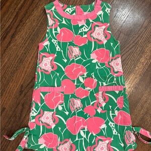 Lilly Pulitzer Pink and Green Floral Dress